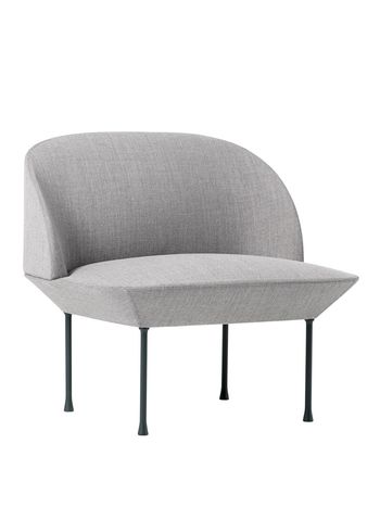 Muuto - Sessel - Oslo Lounge Chair - Fiord 151 / Dark grey legs