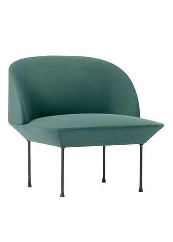 Muuto - Fåtölj - Oslo Lounge Chair - Steelcut Trio 966 / Dark grey legs