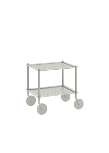 Muuto - Stolik na kółkach - Flow Trolley - 2 Layer - Grey