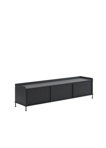 Muuto - Príborník - Enfold Sidetable by Muuto - Black / Antracite Black