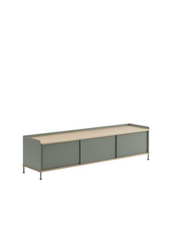 Muuto - Aparador - Enfold Sidetable by Muuto - Oak / Dusty Green