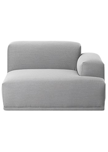Muuto - Soffa - Connect Modular Sofa / Modules - Right Armrest (B) - L: 117 x D: 92 x H: 70 x SH: 42 cm