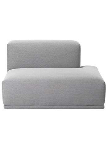 Muuto - Couch - Connect Modular Sofa / Modules - Right Open-ended (G) - L: 117 x D: 92 x H: 70 x SH: 42 cm