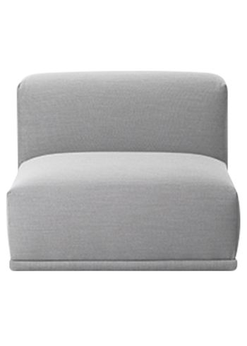 Muuto - Couch - Connect Modular Sofa / Modules - Short Centre (D) - L: 92 x D: 92 x H: 70 x SH: 42 cm