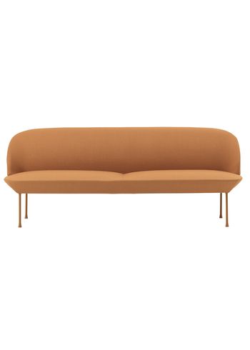 Muuto - Couch - Oslo Sofa / 3-Seater - Vidar 472 / Dark grey legs