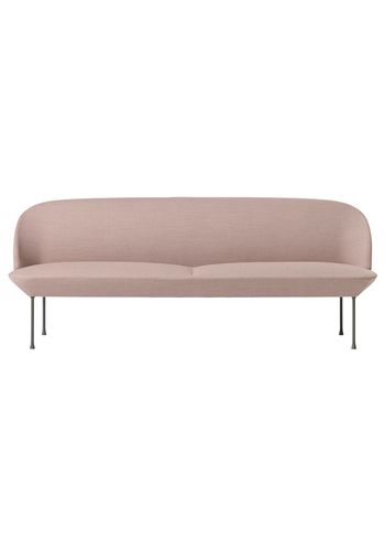 Muuto - Couch - Oslo Sofa / 3-Seater - Fiord 551 / Light grey legs