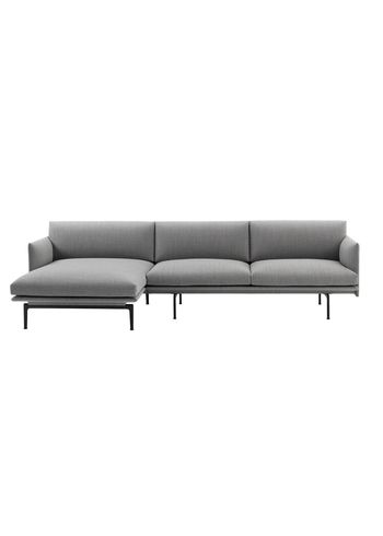 Muuto - Couch - Outline Sofa / Chaise Lounge - Left - Fiord 151