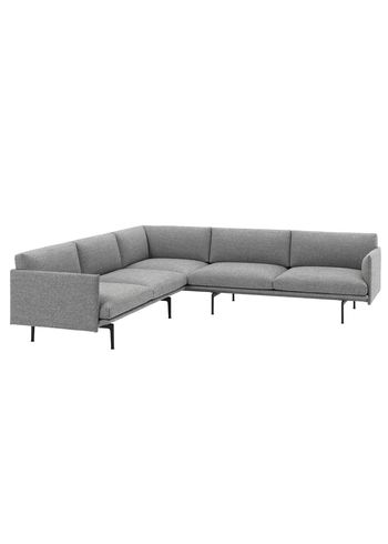 Muuto - Couch - Outline Sofa / Corner - Hallingdal 166