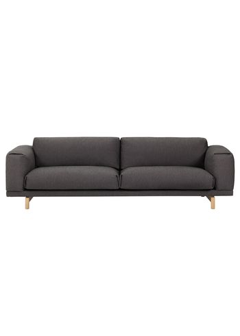 Muuto - Couch - Rest Sofa / 3-Seater - Vancouver 13 - Black