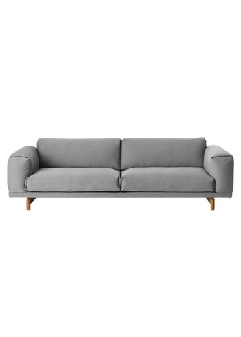 Muuto - Couch - Rest Sofa / 3-Seater - Steelcut Trio 133 - Grey