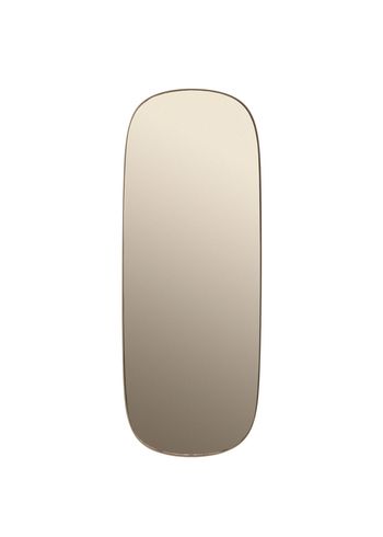 Muuto - Espejo - Framed Mirror - Large - Taupe/Taupe