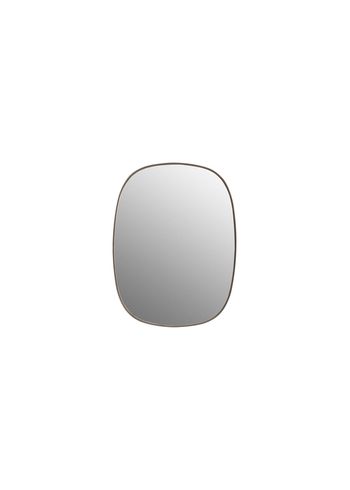 Muuto - Lustro - Framed Mirror - Small - Taupe/Clear