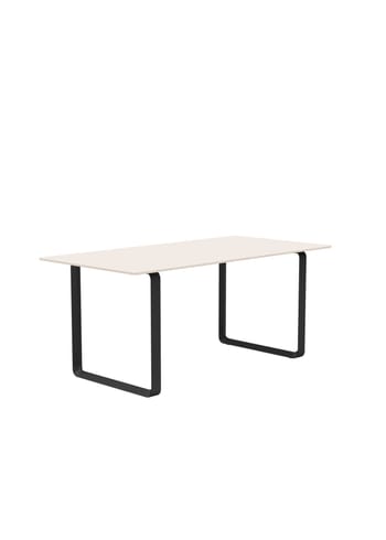 Muuto - Table à manger - 70/70 Table - Sand Laminate Black