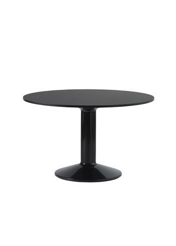 Muuto - Mesa de comedor - Midst Table - Black Linoleum / Black