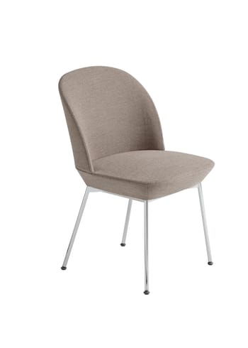 Muuto - Cadeira de jantar - Oslo Side Chair - Ocean 32 / Crome