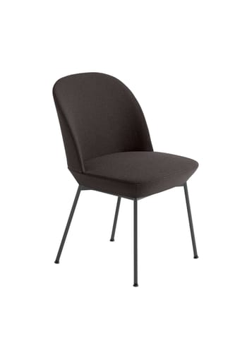 Muuto - Dining chair - Oslo Side Chair - Ocean 50 / Anthracite Black