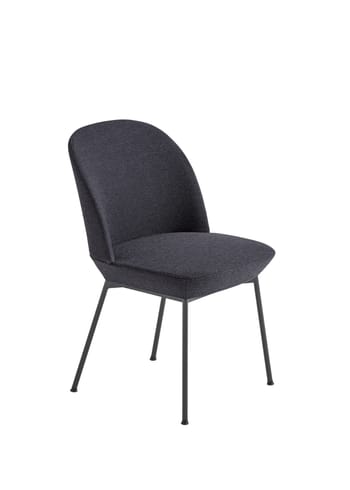 Muuto - Dining chair - Oslo Side Chair - Ocean 601 / Anthracite Black