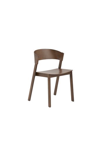 Muuto - Jedálenská stolička - Cover Sidechair - Dark Brown Stained