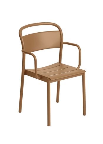 Muuto - Krzesło - Linear Steel Armchair - Burned Orange