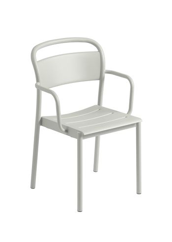 Muuto - Krzesło - Linear Steel Armchair - Grey