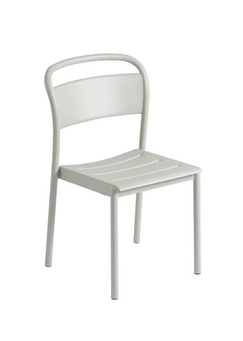 Muuto - Krzesło - Linear Steel Side Chair - Grey