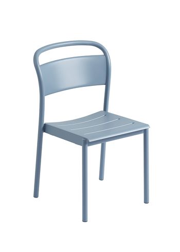 Muuto - Krzesło - Linear Steel Side Chair - Pale Blue