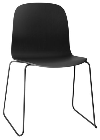 Muuto - Chaise - Visu Chair / Sled Base - Black