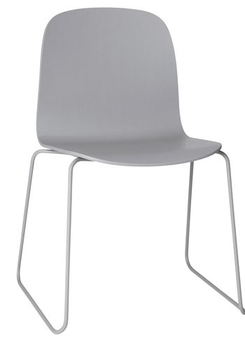 Muuto - Sedia - Visu Chair / Sled Base - Grey
