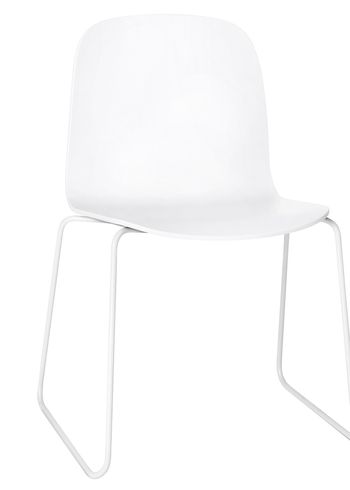 Muuto - Stuhl - Vist Chair / Sled Base - White