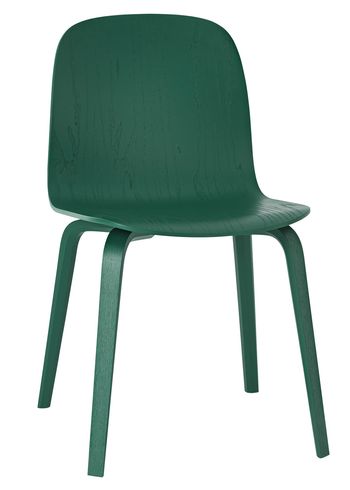 Muuto - Stoel - Visu Chair - Wood Base - Green