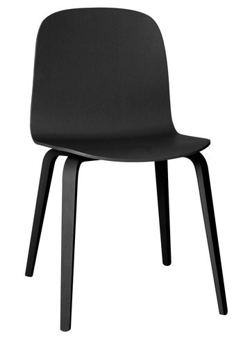 Muuto - Stuhl - Visu Chair - Wood Base - Black