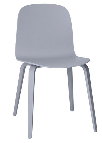 Muuto - Stol - Visu Chair - Wood Base - Grey