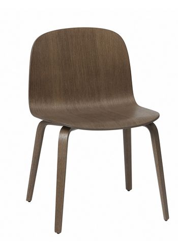 Muuto - Chaise - Visu Chair - Wood Base - Dark Brown Stained