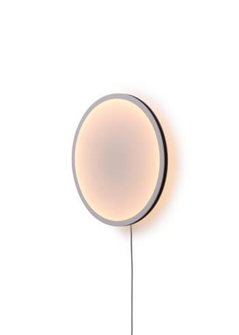 Muuto - Væglampe - Calm Wall Lamp Ø50 Touch Dim - White/Black