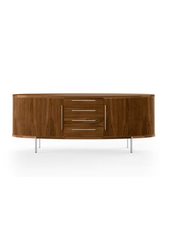Naver Collection - Crédence - Oval sideboard / AK1300 by Nissen & Gehl - Oiled walnut