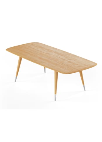 Naver Collection - Soffbord - Round Table with extension / GM3972 & GM3982 by Nissen & Gehl - Oiled Oak