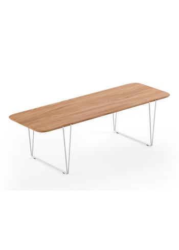 Naver Collection - Sohvapöytä - Coffee Table / AK825 & AK830 by Nissen & Gehl - Oiled Oak / Stainless steel