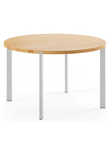 Naver Collection - Spisebord - Round Table / GM 2180 by Nissen & Gehl - Oiled Oak / Stainless steel