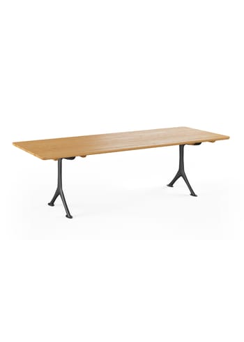 Naver Collection - Tavolo da pranzo - Thor Table / GM 3030 by Hans Sandgren Jakobsen - Oiled Oak / Black sand cast aluminium