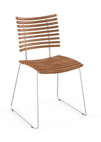 Naver Collection - Sedia da pranzo - Leopard Chair / GM 4165 by Henrik Lehm - Olmo oliato / Acciaio inox