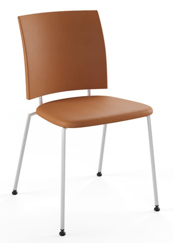 Naver Collection - Silla de comedor - Panther Chair / GM 4115 by Henrik Lehm - Naver Select Cognac Leather / Stainless steel