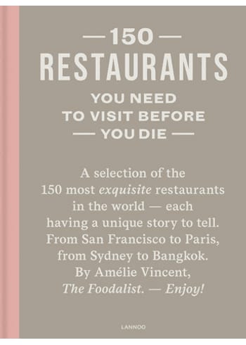 New Mags - Book - 150 Restaurants - Lannoo Publishers