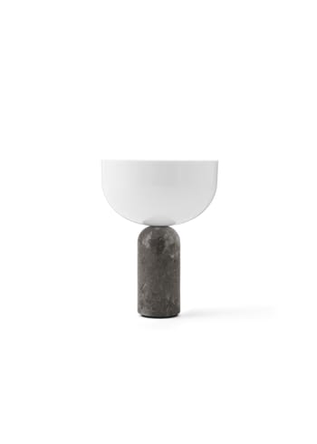 New Works - Bordlampe - Kizu Portable Lamp - Gris du Marais Marble
