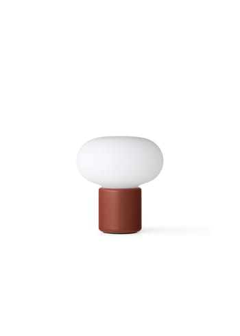 New Works - Candeeiro de mesa - Karl-Johan Portable Table Lamp - Earth Red