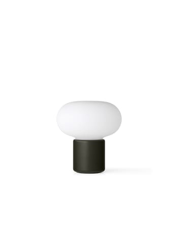 New Works - Lampada da tavolo - Karl-Johan Portable Table Lamp - Forest Green