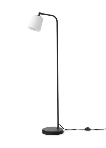 New Works - Lampada da terra - Material Floor Lamp - White Opal Glass