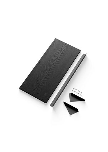 New Works - Estante - NEW WORKS SHELVING SYSTEM - New Works Magazine Shelf Kit - Black Ash / Black