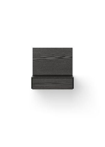 New Works - Plank - Tana Wall Mounted Nightstand - Black Stained Oak