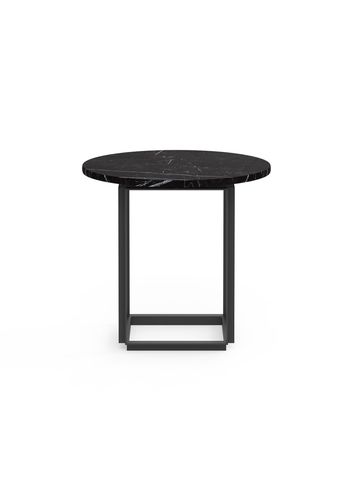 New Works - Tavolino da caffè - Florence Side table - Black Marquina Marble w. Black Frame