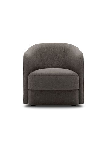 New Works - Armchair - Covent Lounge Chair Narrow - Nevotex Barnum Dark Taupe 10